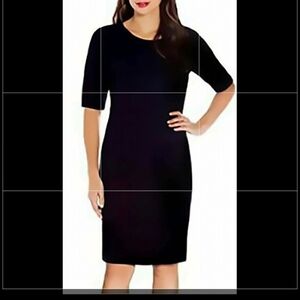 NWT Mario Serrani Ladies' Knit Dress Elbow length sleeve Small True to S…